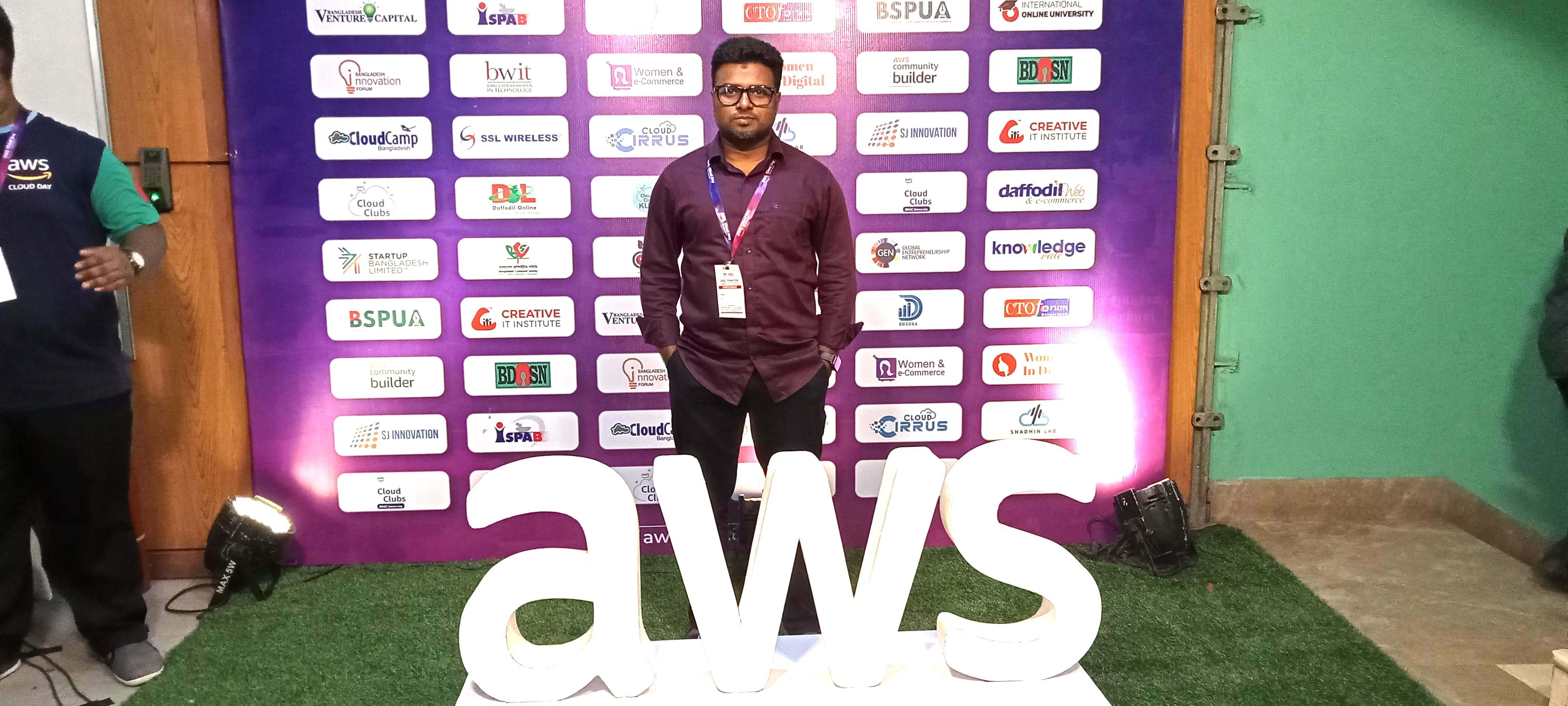 Mohiuddin Abdul Kader at AWS Cloud Day, Dhaka